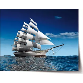 Plakát Sablio Plakát Loď - 60x40 cm