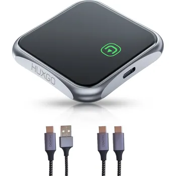 Autorádio HUXGO bezdrátový adaptér do auta pro Apple CarPlay