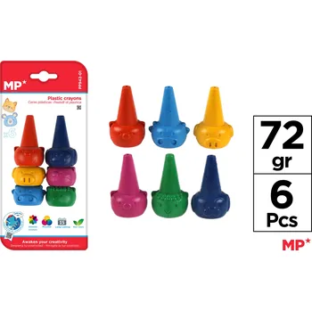 Voskovky pro nejmenší 6 barev 596806