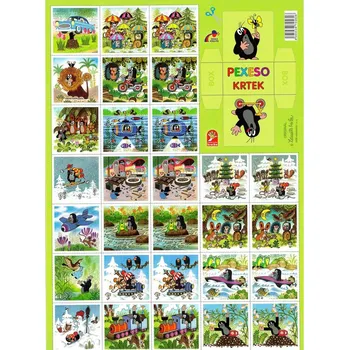 Pexeso AKIM AKIM pexeso Krtek 3 zelený 596466