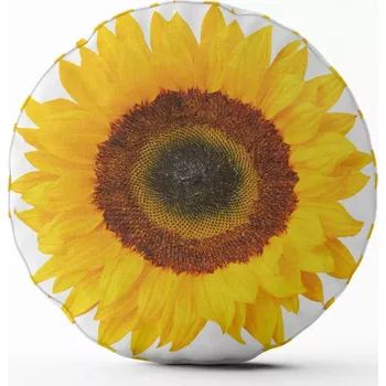 Polštář Sablio 3D polštář ve tvaru Slunečnice