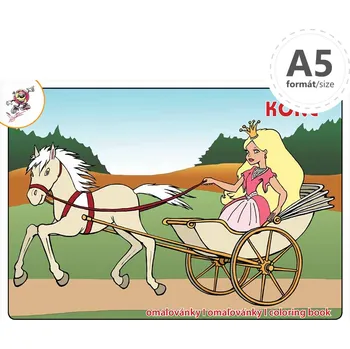 omalovánky Petr Mičánek Omalovánka A5 - Koně 597725