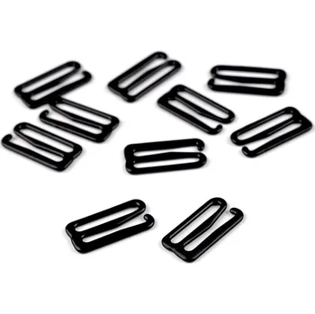 Háček na prádlo šíře 18 mm kovový, barva 3 černá