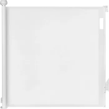 Dětská zábrana Lionelo Nastavitelná výsuvná branka THEA otevírání až do 140 cm Bílá