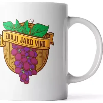 Víno Sablio Hrnek Zraji jako víno - 200 ml - espresso