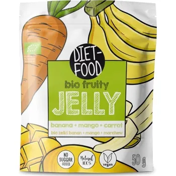 Diet Food Fruity Jelly banán & mango & mrkev váha 50g