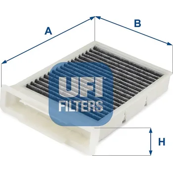 Ventilátor topení a klimatizace Filtr, vzduch v interiéru UFI 54.265.00