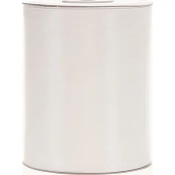 Stuha Saténová stuha na roli, BÍLÁ, 10cm, 1 metr