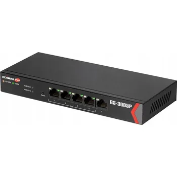 Switch Řiditelný Switch Edimax GS-3005P, 5 portů