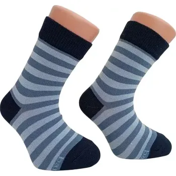 Dětské bambusové ponožky Babar New - 33-36 / modrá/tmavě modrá