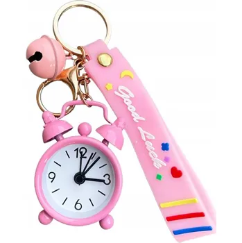 PŘÍVĚSEK NA KLÍČE přívěsek BUDÍK s ALARMEM přívěsek HODINKY na kabelku, tašky, klíče