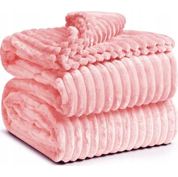 Prostěradlo Deka Xzhome z mikrovlákna 160 cm x 200 cm růžová