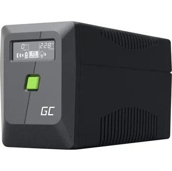 Záložní zdroj GreenCell Green Cell UPS záložní zdroj 650VA (360W) LCD Záložní zdroj Green Cell s výkonem 650 VA / 360 W a LCD displejem ochrání vaši techniku před výpadky proudu, přepětím a ztrátou dat. Nabízí 2 z