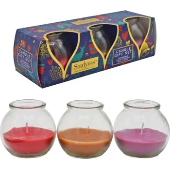 Svíčka Starlytes Christmas Candle gift set 3 ks - 129 g