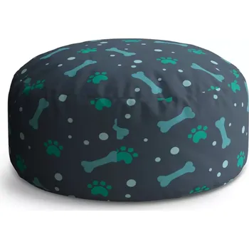 Taburet Sablio Taburet Circle Kostičky: 38x48 cm