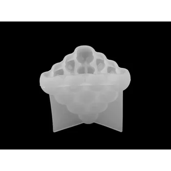 Výroba svíčky Silikonová forma na výrobu svíček a odlitků, malé, 4 bílá