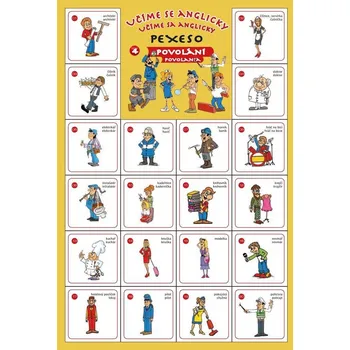 Karetní hra Mičánek MP pexeso A4 AJ Povolání 596402