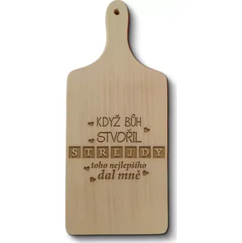 Kuchyňské prkénko Sablio Prkénko Když Bůh stvořil strejdy