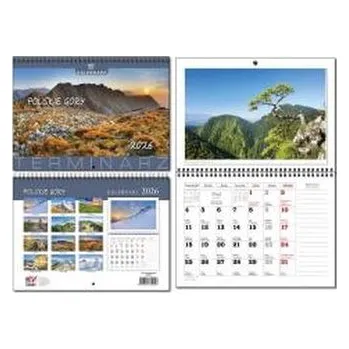 Kalendář Kalendarz 2026 A3 terminarz 13p Polskie Góry