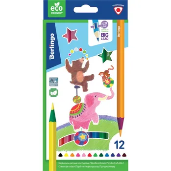 Pastelka PASTELKY ŠKOLNÍ TROJHRANNÉ Z PLASTU 12 barev Circus BERLINGO