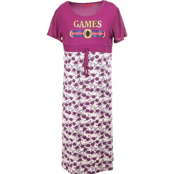 Dámská noční košile Sale-Noční košile games - fialová Velikost: XL