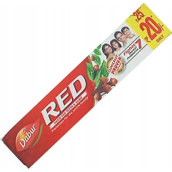 zubní pasta Zubní pasta bylinná Red Paste pro zuby a dásně Dabur 36g