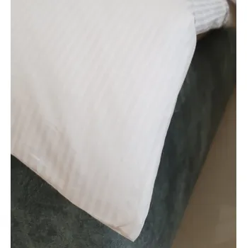 Povlečení Zaspi.cz Povlečení damašek Zvolte rozměr:: 140 × 200 + 70 × 90 cm, Vzor: Povlečení damašek čistě bílá - Mudr