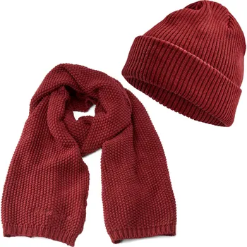 Šála Vínová šála Fabien Urban a vínová čepice Kai Kane Beanie - Fawler