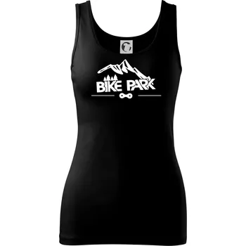 Dámské oblečení Bike park hory - Dámské tílko - L ( Černá )