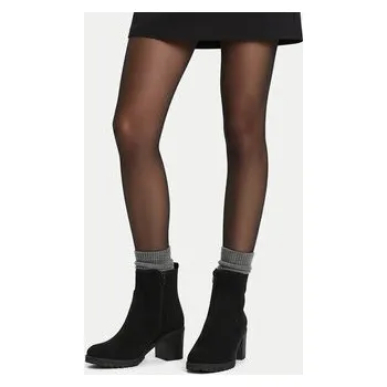 Dámské kozačky Polokozačky Clara Barson CEO-HL0189101-B03 Černá 40