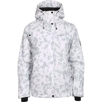 Sportovní oblečení Dámská lyžařská bunda ALPINE PRO WEWA M Bílá, Šedá