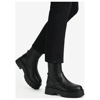 Dámské kozačky Polokozačky DeeZee CEO-HY13123-41 Černá 37