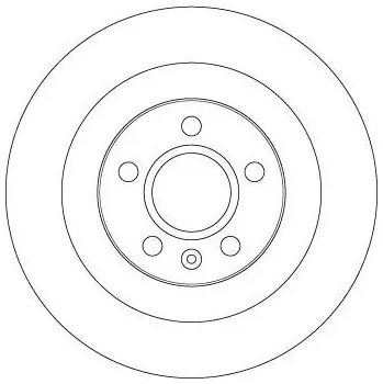 Brzdový kotouč Brzdový kotouč, DF6970