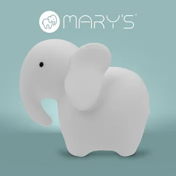Stojací lampa Eco Light MARY'S LED SLON NOČNÍ SVĚTLO BÍLÉ RGB S DÁLKOVÝM OVLÁDÁNÍM