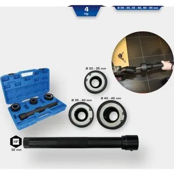 Nářadí pro automobil BRILLIANT TOOLS Sada nářadí na spojovací tyče řízení, 4-dílná, BT661350