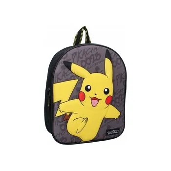 Dětský batoh VADOBAG BATOH MALÝ PŘEDŠKOLNÍ DĚTSKÝ DO ŠKOLY 3D POKEMON PIKACHU