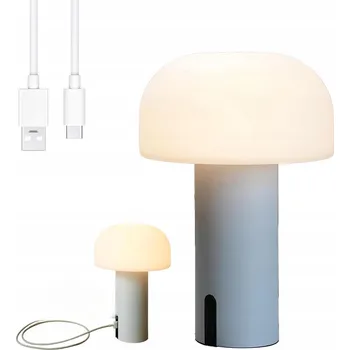 Lampička NOČNÍ LAMPA HŘÍBEK DOTYKOVÁ LED S AKUMULÁTOREM 2000MAH