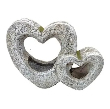 Obal na květináč Obal srdce MG dvojité