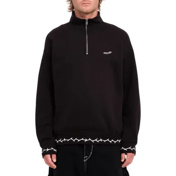 Oblečení a móda volcom Pánská mikina mocklov crew black