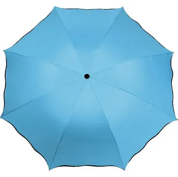 Deštník Dámský skládací deštník kouzelný, velké, 5 modrá azuro