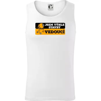 Jsem týhle stavby vedoucí - Tílko pánské Core - S ( Bílá )