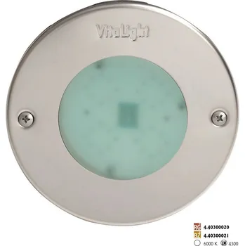 Bazénové osvětlení LED Světlo Hugo Lahme - Denní bílá 6000 K; 24 V; 8 LED, Ø 146 mm, červený bronz, pro fóliové a keramické bazény