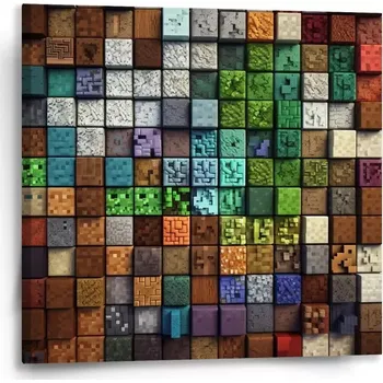 Obraz Sablio Obraz Blocks Abstract - 50x50 cm