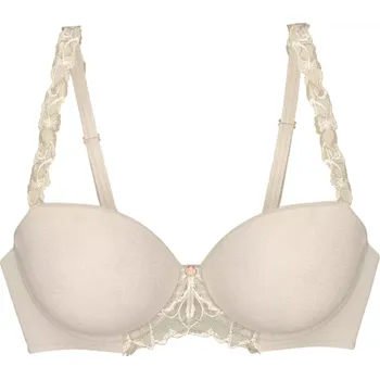 Podprsenka Dámská podprsenka Wild Azalea Florale WHP - BROWN - sv. béžová 00RB - TRIUMPH BROWN 90E