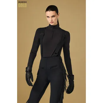 Cyklistické kalhoty Dámské triko Goldbergh Rosalia Ski Pully Black