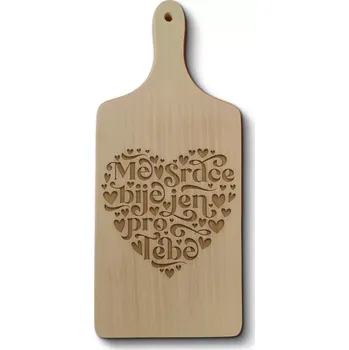 Kuchyňské prkénko Sablio Prkénko Mé srdce bije jen pro Tebe