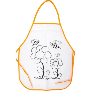 Dětská zástěra FANDY Zástěrka na výtvarnou výchovu Tinting 01 kytka