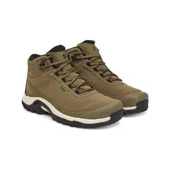Pánská treková obuv Salomon Trekingová obuv Shelter Waterproof L47974000 Khaki 40_23