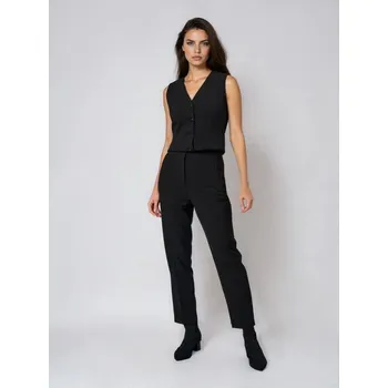 Sinsay - Kalhoty straight fit - černá - 758FJ-99X - 758FJ-99X-S