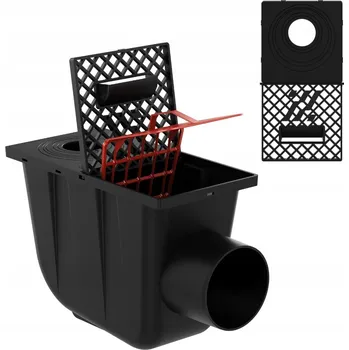 Vrták Usazovací nádrž Krono-Plast 110 mm černá